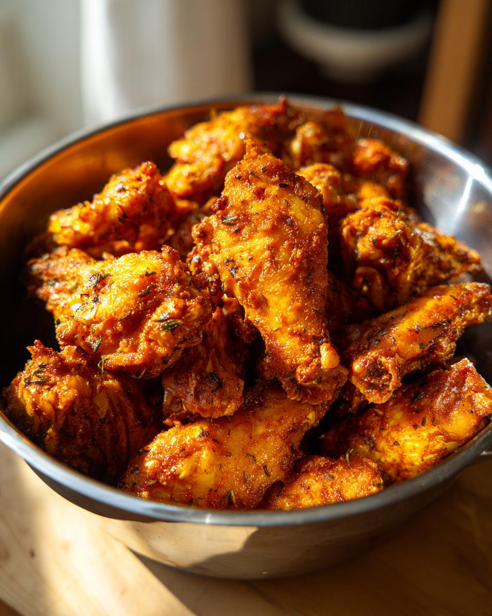 Bowl of flavorful crockpot chicken wings, perfect for easy crockpot chicken recipes.
