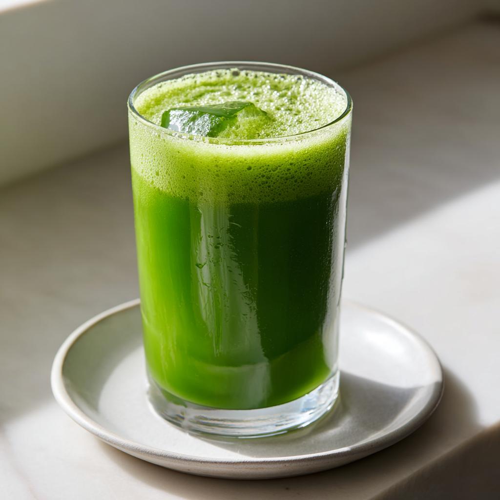 A vibrant green smoothie in a glass, perfect for Smoothies for Fast Weight Loss.
