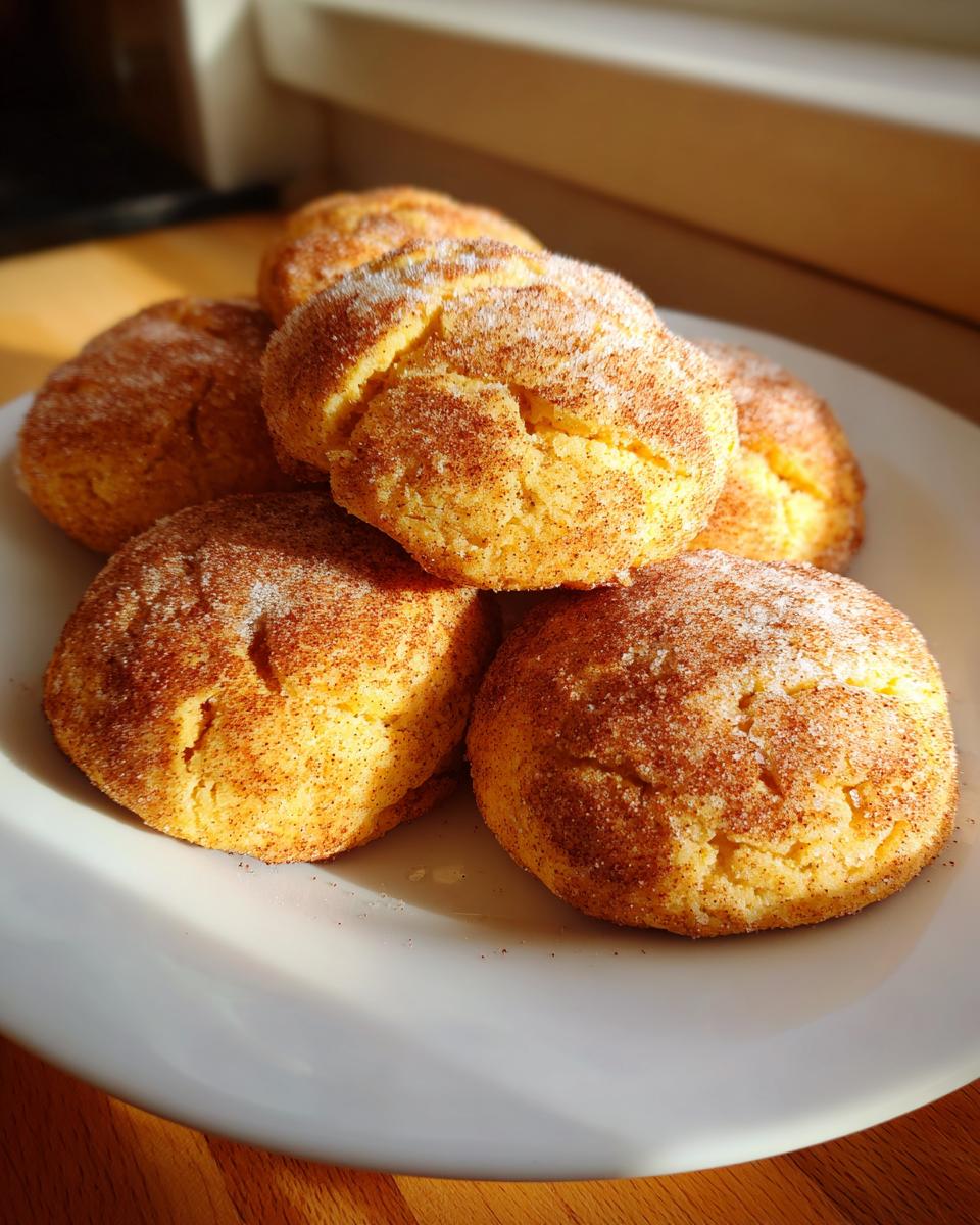 A pile of delicious cinnamon sugar cookies, perfect for fun Thanksgiving desserts.