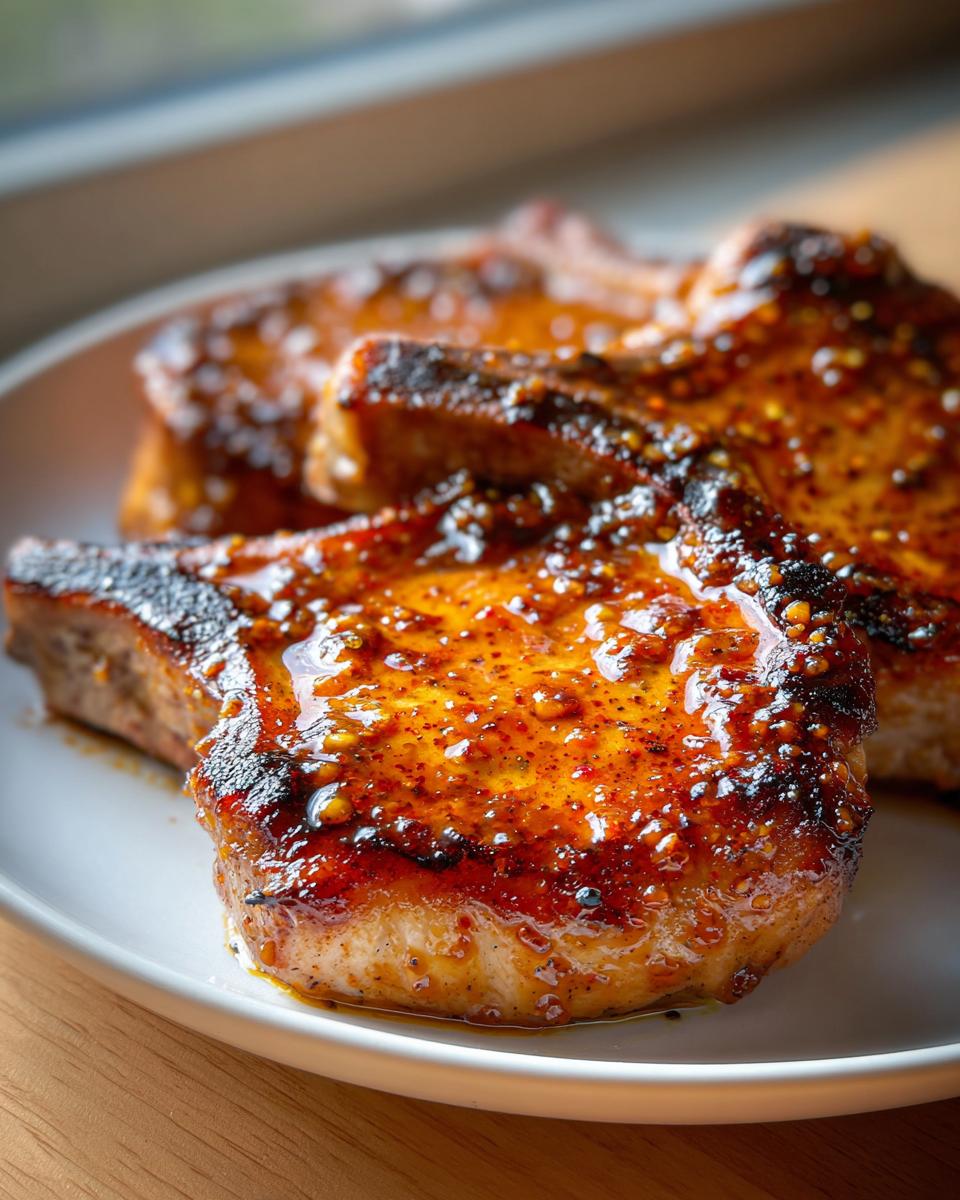 baked honey mustard pork chops dinner - Other 1