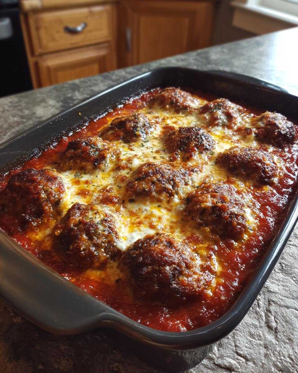baked meatball parmesan casserole - Other 1