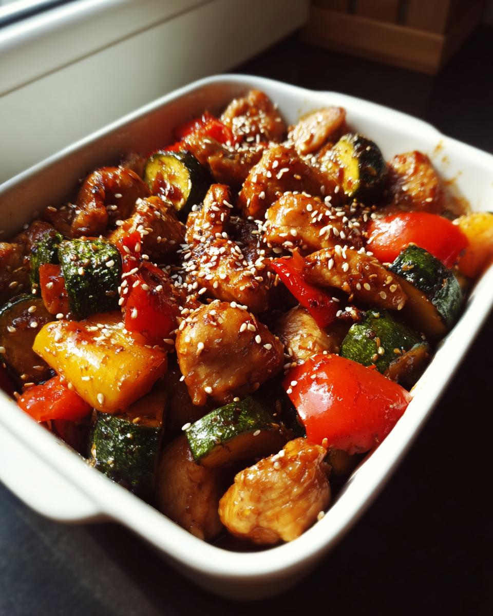 baked teriyaki chicken with vegetables - Other 1