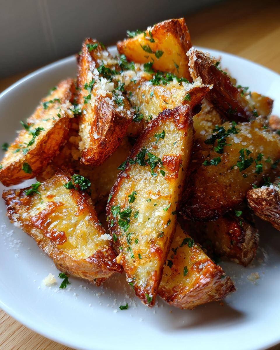 roasted garlic parmesan potato wedges - Other 1
