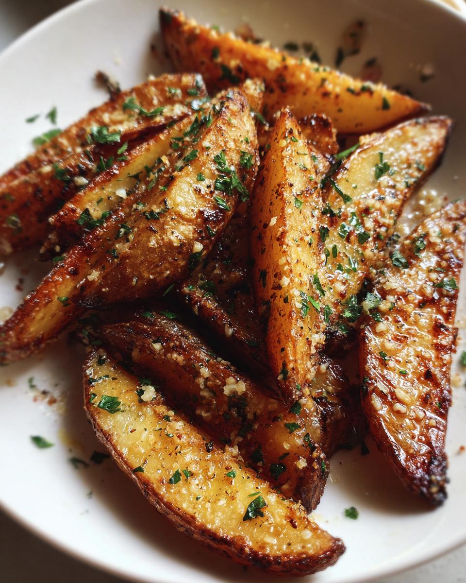 roasted garlic parmesan potato wedges - Other 3
