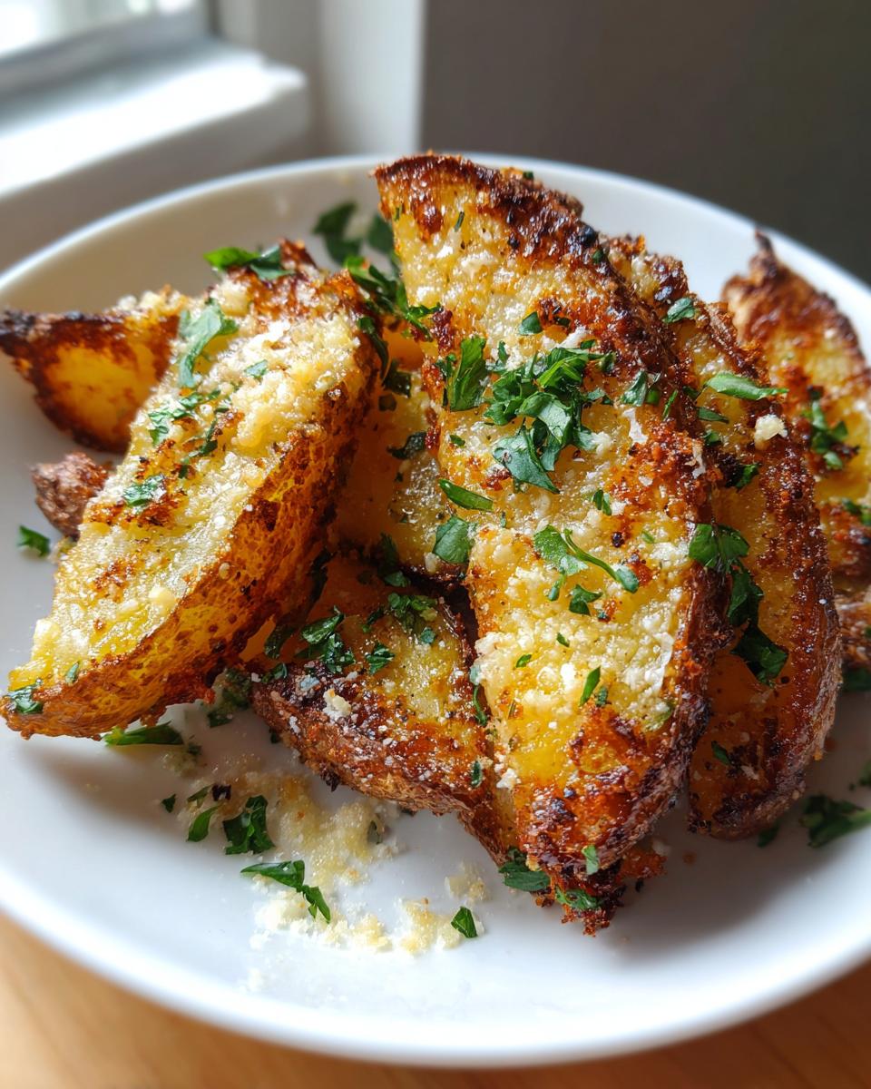 roasted garlic parmesan potato wedges - Other 4