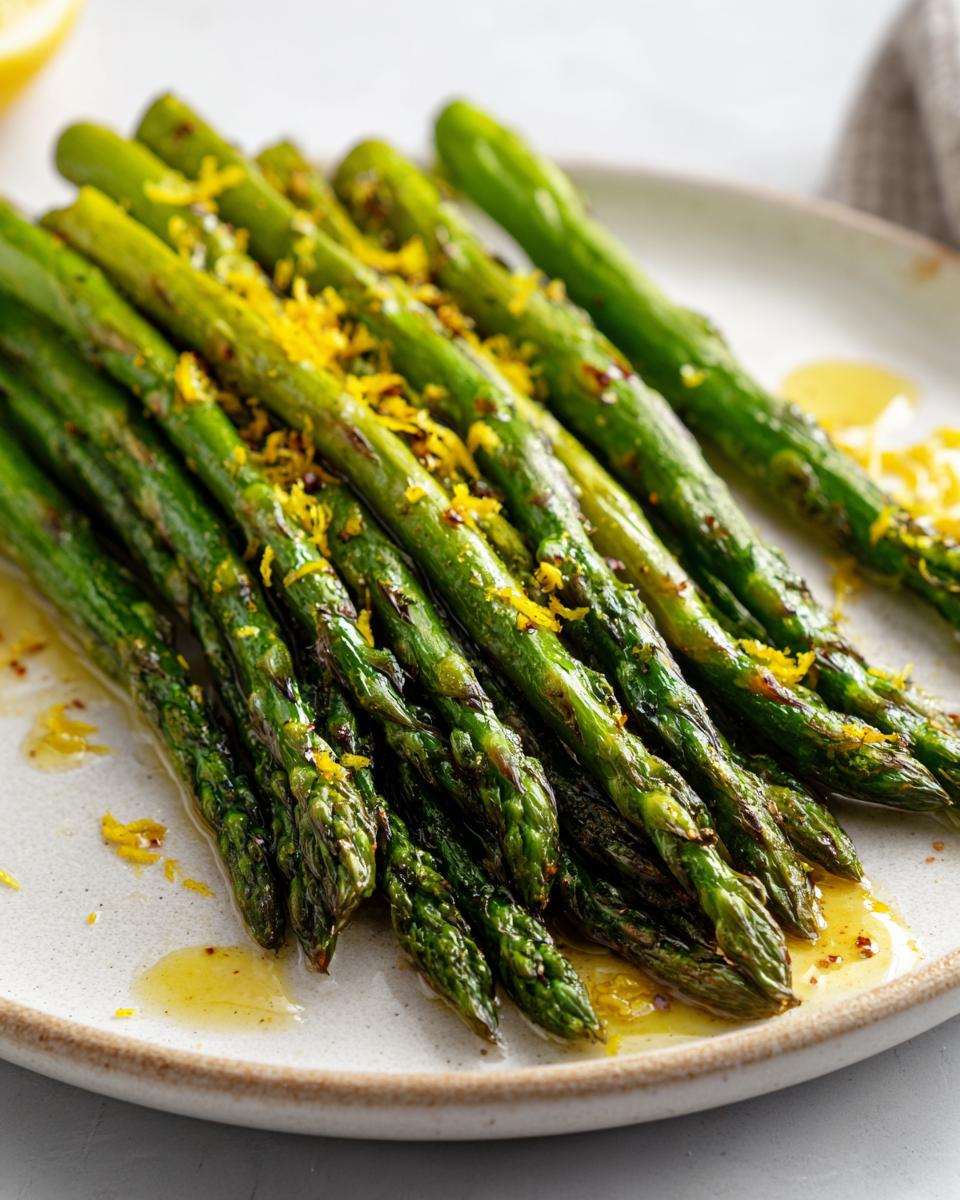 simple roasted asparagus with lemon - Other 4