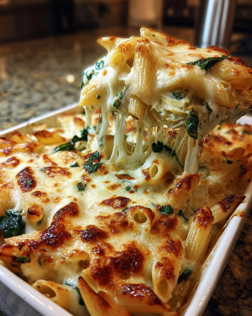 spinach artichoke pasta bake dinner - Other 3